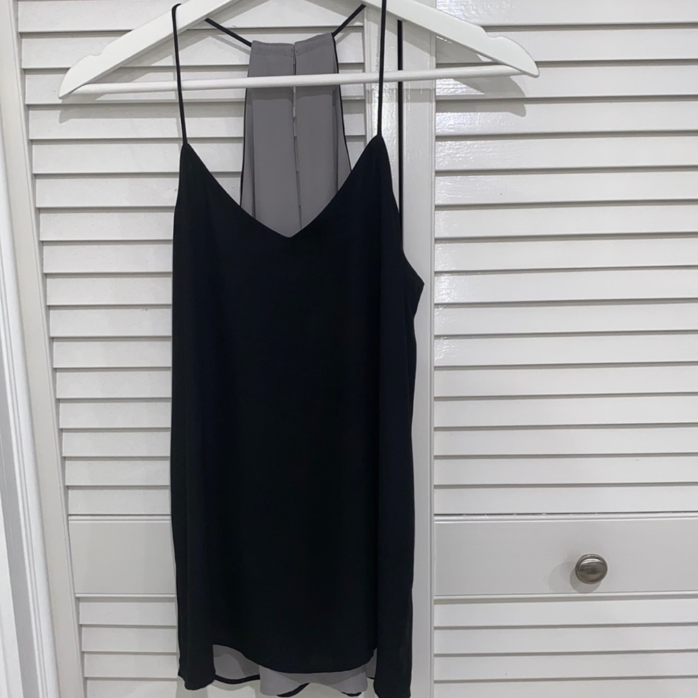 Express Reversible Barcelona Cami in Black/Gray.